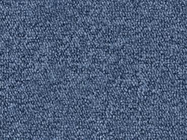 Preview: Wohnraum mit Vorwerk Rondo Teppichboden in Blau – klassische Farbgebung, strukturierte Oberfläche, solide Verarbeitung